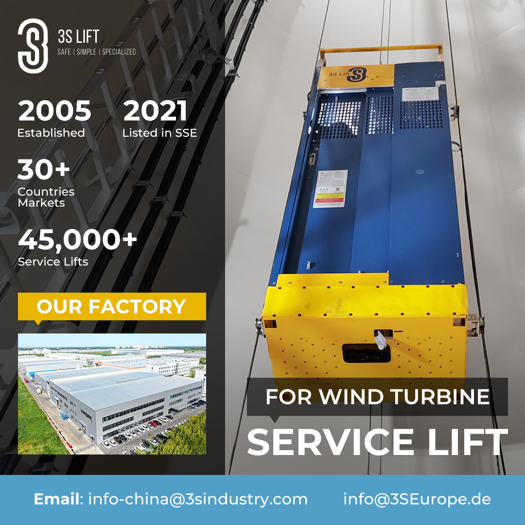 Wire Rope-Guided Service Lift - 3S Industry
